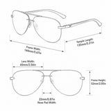 Alden | Lunettes de soleil aviateur polarisées (1+1 GRATUIT)