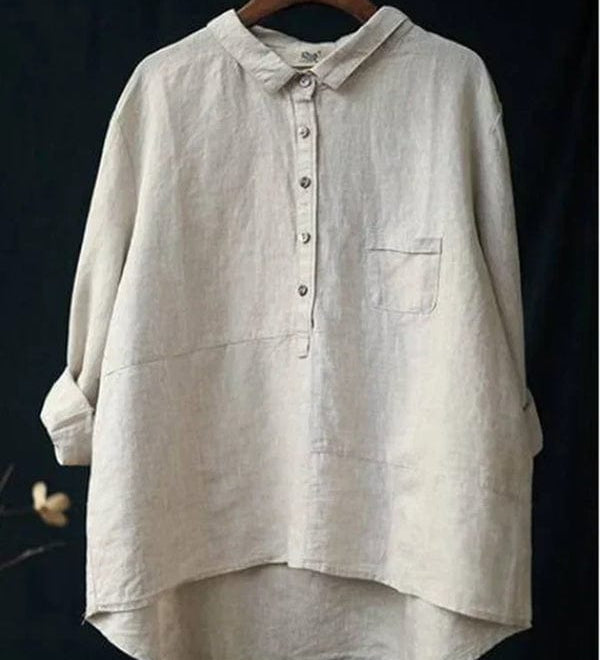 Elvie | Blouse Linne Élégante pour l'Été