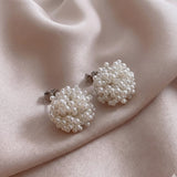 Zoé | Boucles d'oreilles en perles incrustées élégantes