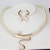Angélique | Ensemble de Collier en Perles Naturelles Élégantes