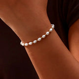 Julia | Bracelet Élegant en Perles et Or