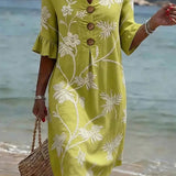 Zoé – Robe décontractée à imprimé floral