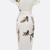 Aura | Robe Satin Botanique