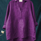 Andrea | Blouse d'été élégante en lin