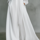 Selena | Robe Maxi avec Boutons Frontaux Fluides