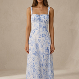 Floral | Robe Bleue