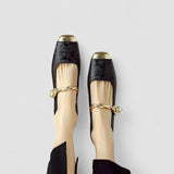 Émilie – Ballerines vintage raffinées