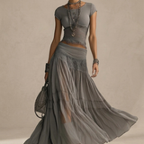 Elena | Ensemble jupe maxi et top