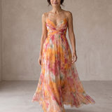 Giselle | Robe Maxi Envoûtante avec Imprimé Floral