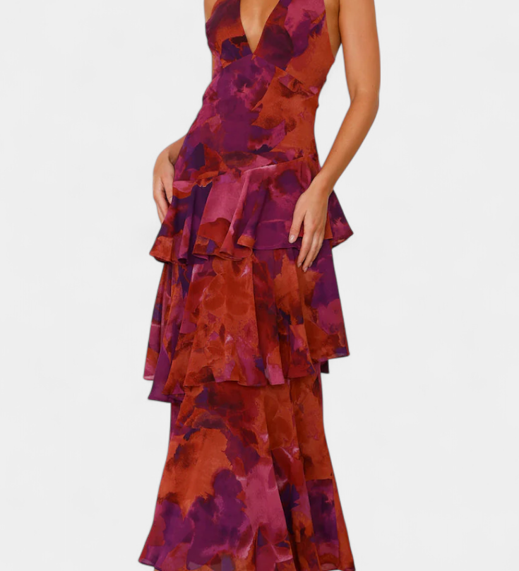 Domenica | Robe en georgette V