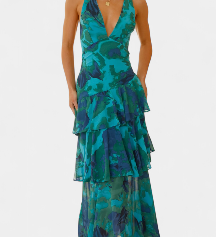 Domenica | Robe en georgette V