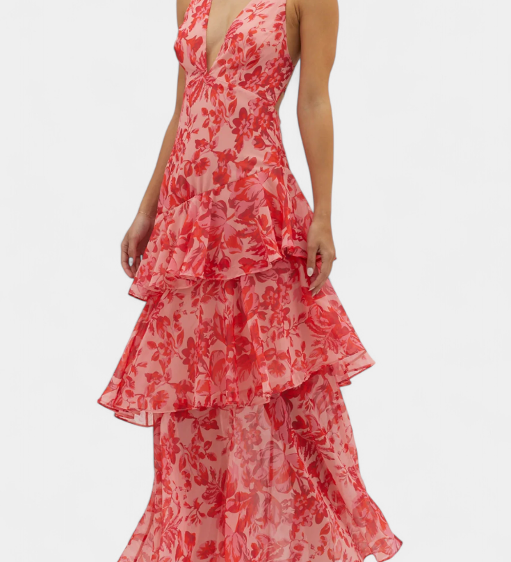 Domenica | Robe en georgette V