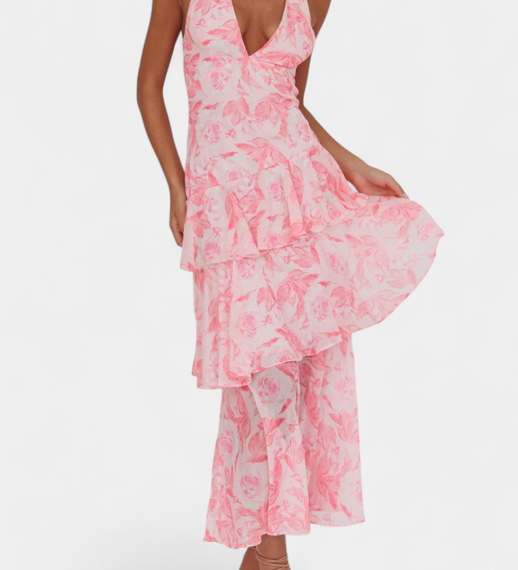 Domenica | Robe en georgette V