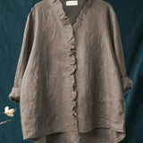 Eline | Blouse d'été élégante en lin