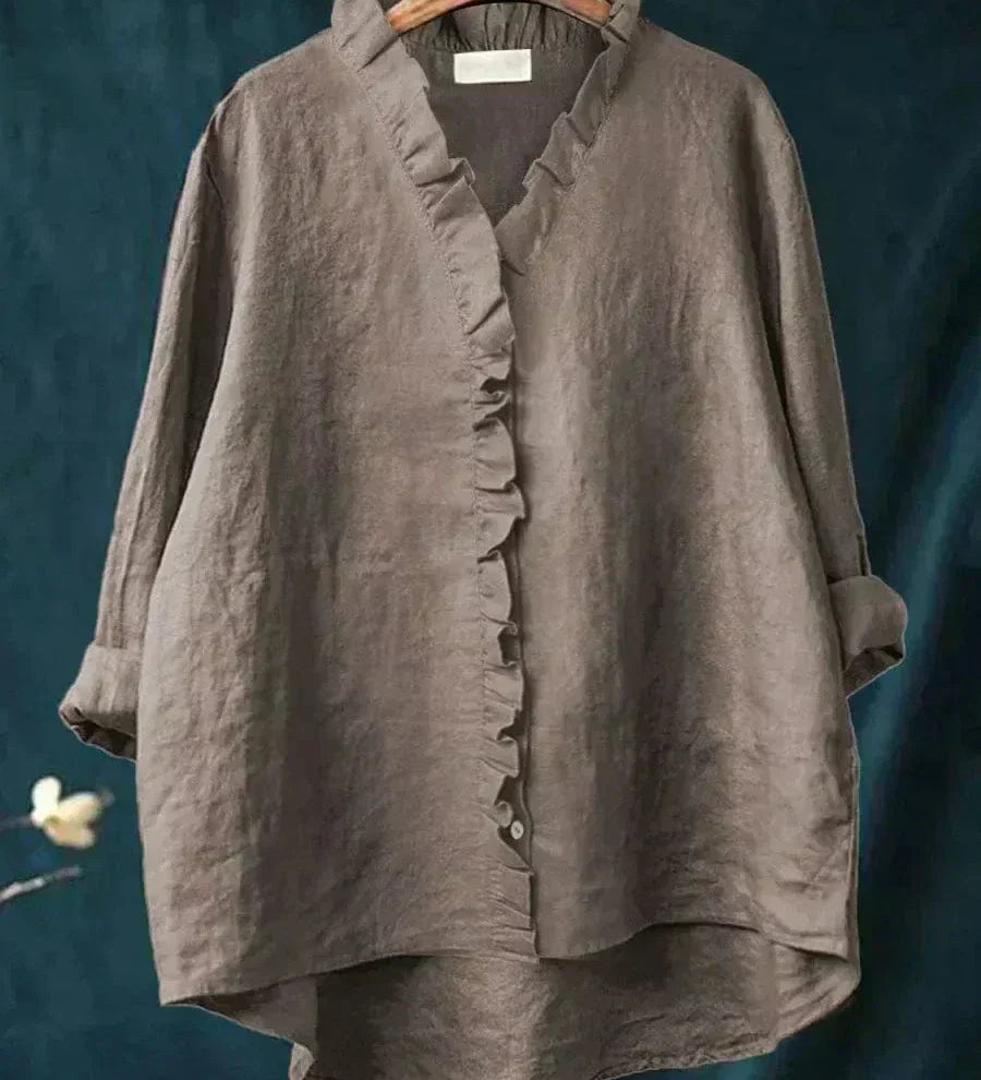 Eline | Blouse d'été élégante en lin