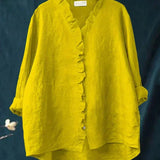 Eline | Blouse d'été élégante en lin