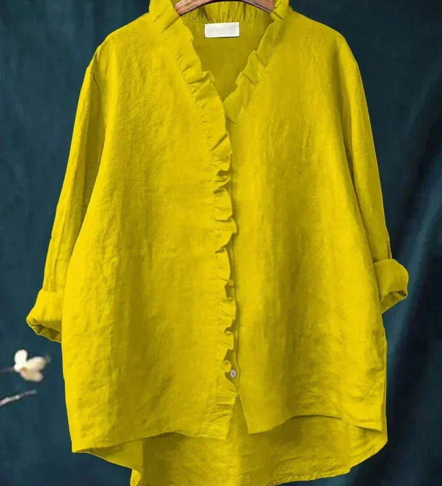 Eline | Blouse d'été élégante en lin