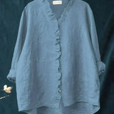 Eline | Blouse d'été élégante en lin