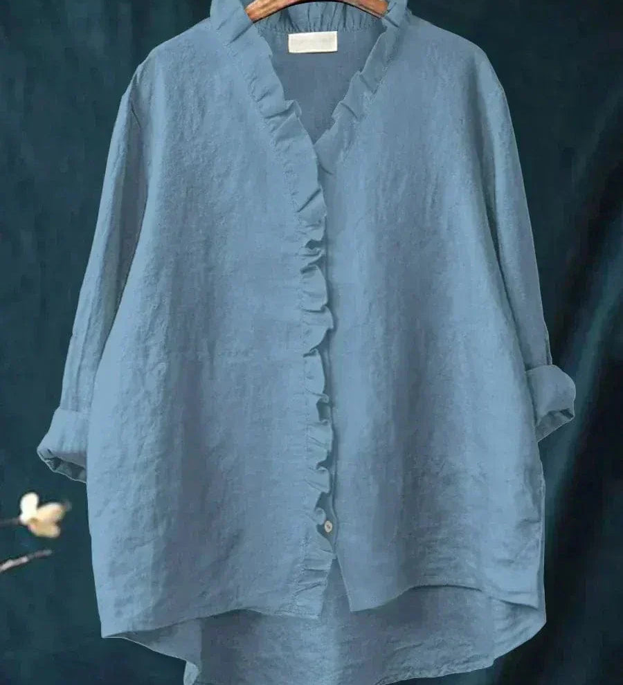 Eline | Blouse d'été élégante en lin