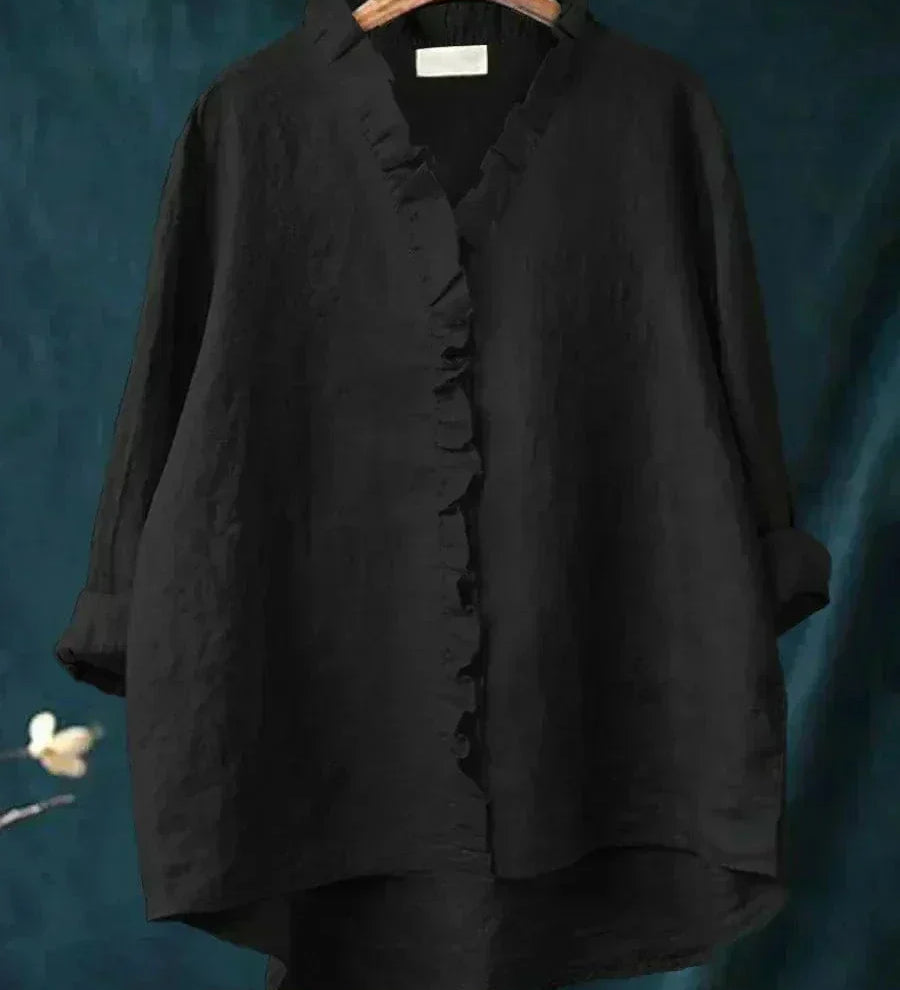 Eline | Blouse d'été élégante en lin
