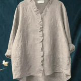Eline | Blouse d'été élégante en lin