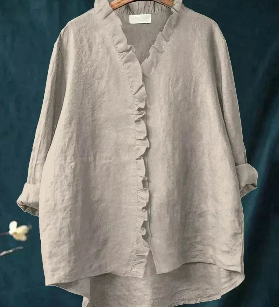 Eline | Blouse d'été élégante en lin