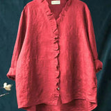 Eline | Blouse d'été élégante en lin