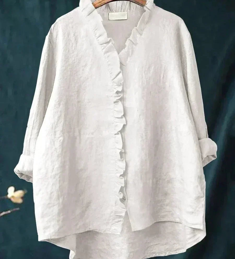 Eline | Blouse d'été élégante en lin