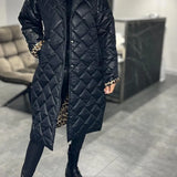 Clémence – Manteau réversible avec doublure léopard