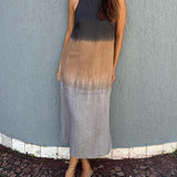 María | Robe maxi fluide avec dégradé élégant
