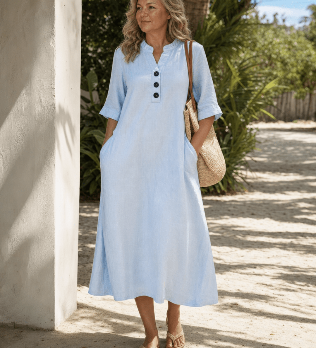 Aurélie | Robe midi décontractée