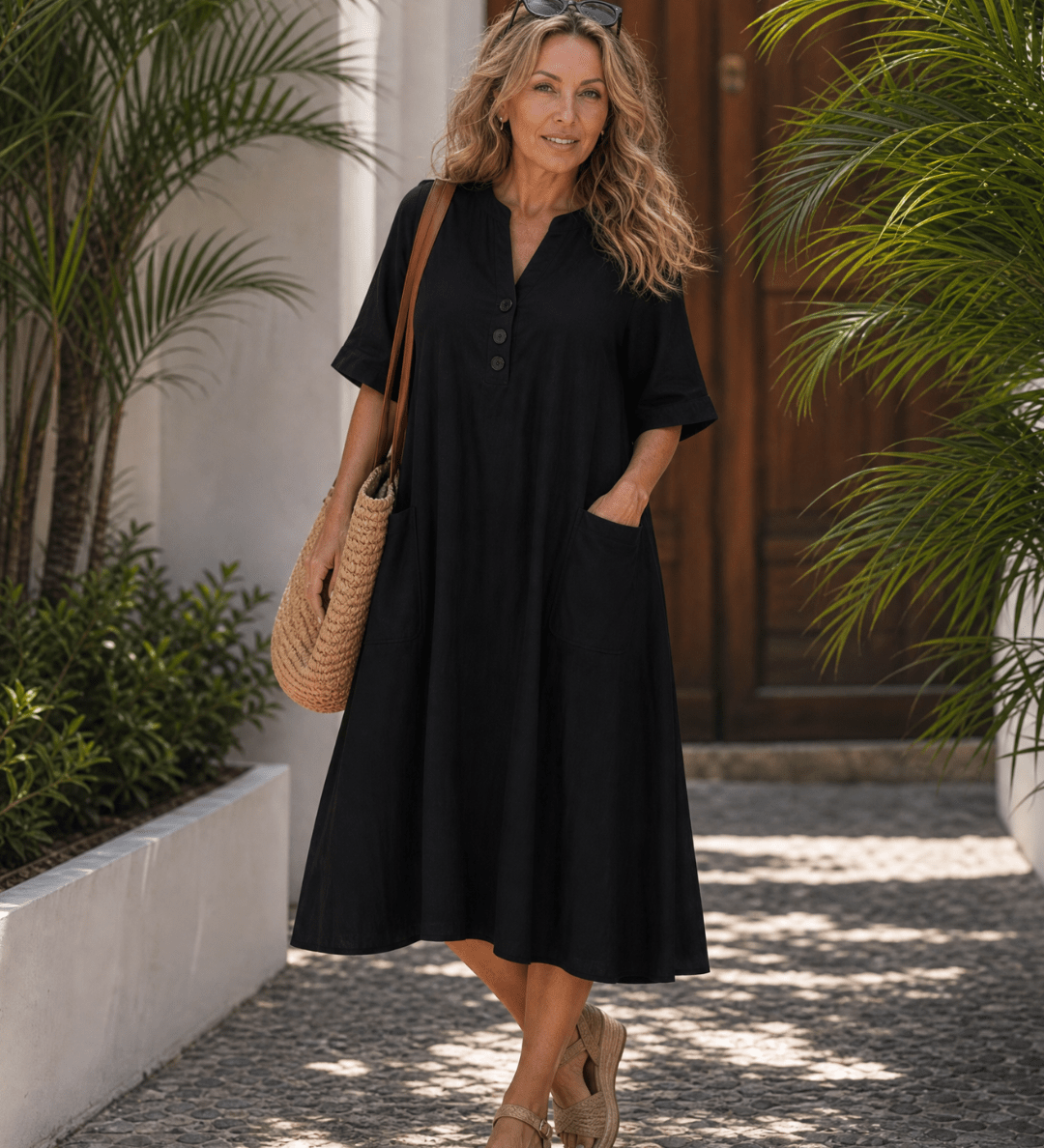 Aurélie | Robe midi décontractée