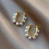 Lucie| Boucles d'oreilles créoles en perles