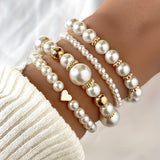 Félicité | Ensemble de bracelets en perles empilables de 4