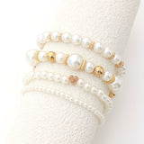 Félicité | Ensemble de bracelets en perles empilables de 4