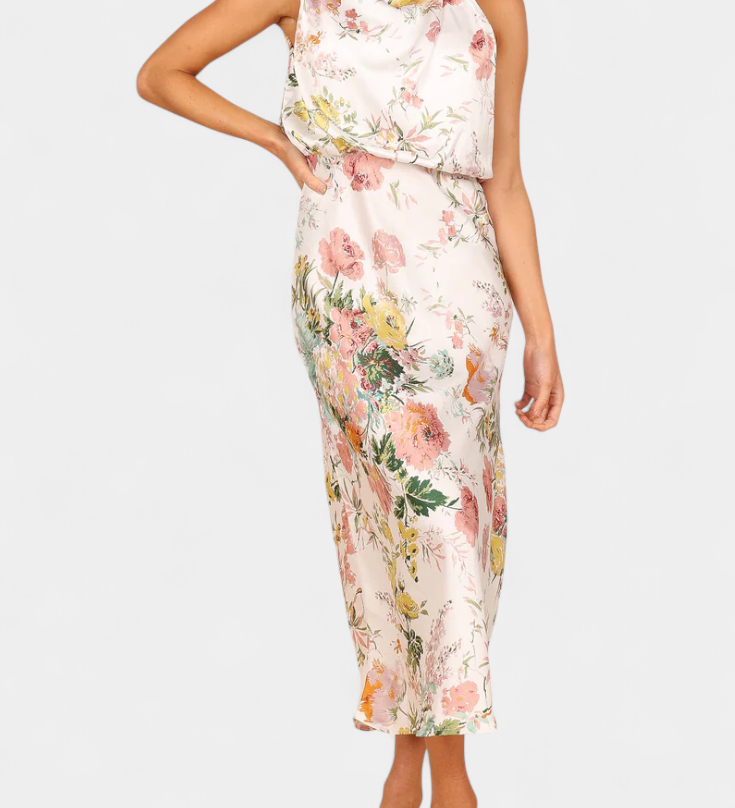 Lisa | Maxi Floral Halter
