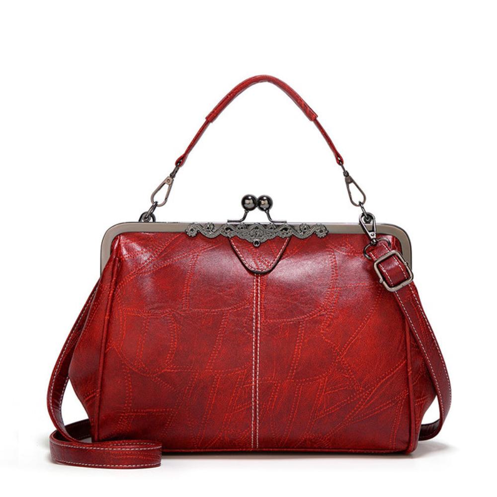Mila | Sac vintage intemporel avec élégant fermoir à rabat