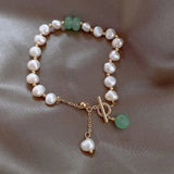 Lili | Bracelet en Perles d'Eau Douce et Jade