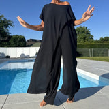 Gabbie™ Élégant Ensemble Deux-Pièces à Épaules Dégagées