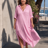 Aliénor | Robe midi à col