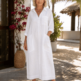 Aliénor | Robe midi à col
