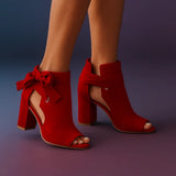 Zoé – Bottines ouvertes élégantes