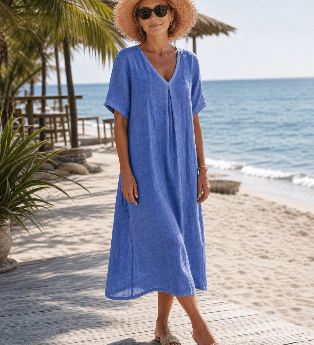 Sophia | Robe midi décontractée