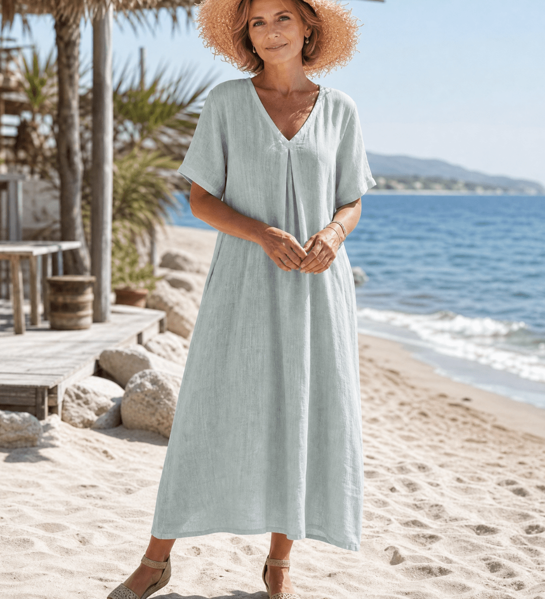 Sophia | Robe midi décontractée