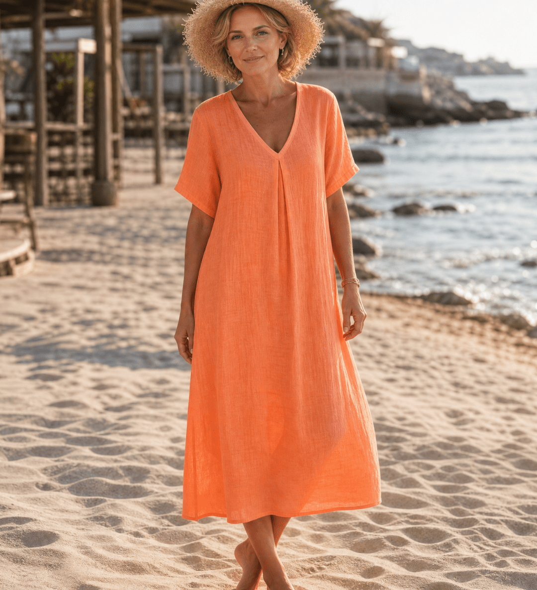 Sophia | Robe midi décontractée