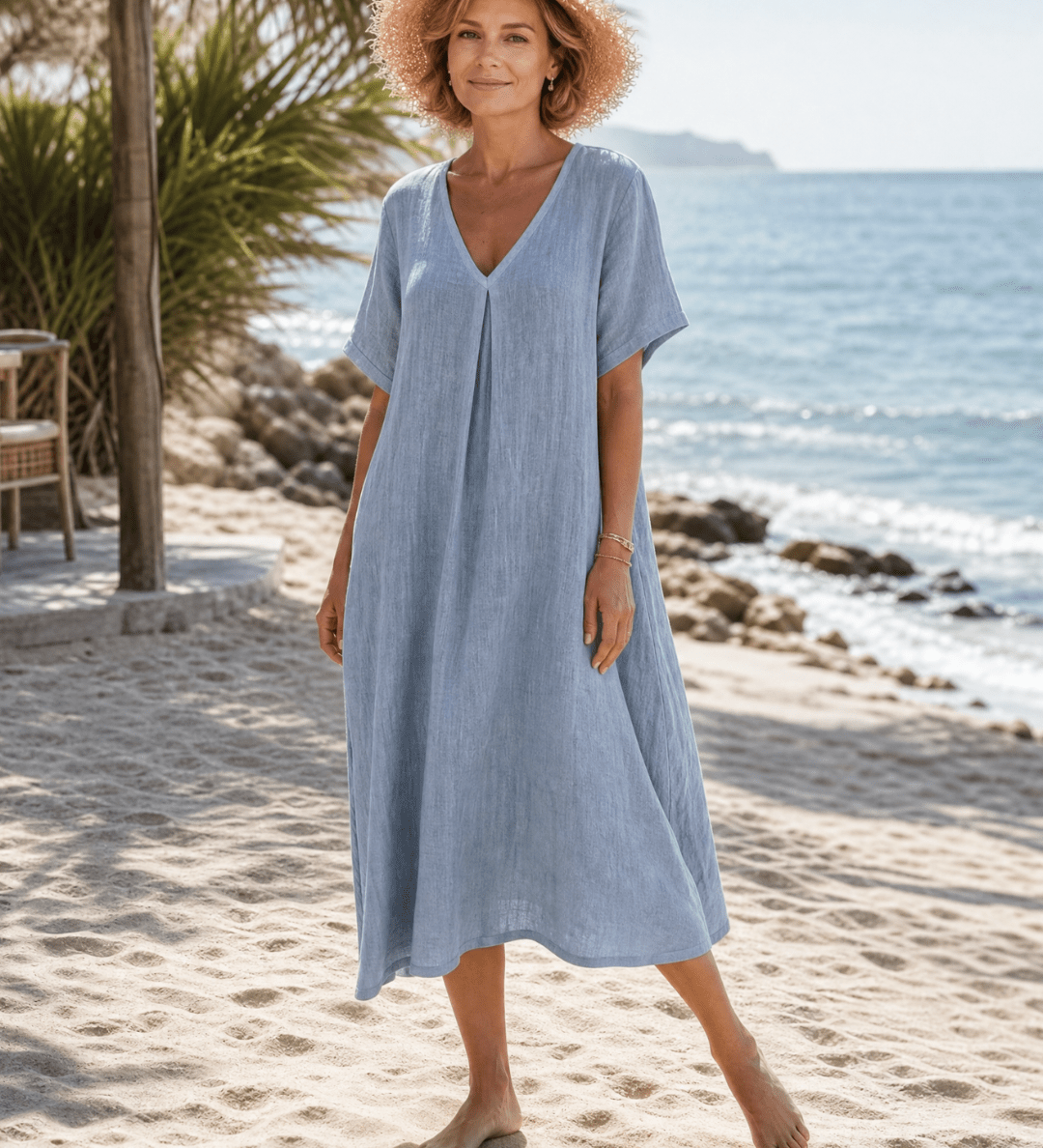 Sophia | Robe midi décontractée