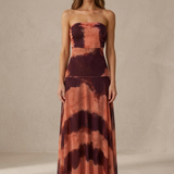 Léa | Robe maxi tie dye