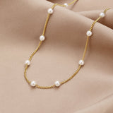 Chloé | Collier en Perles et Or Intemporel