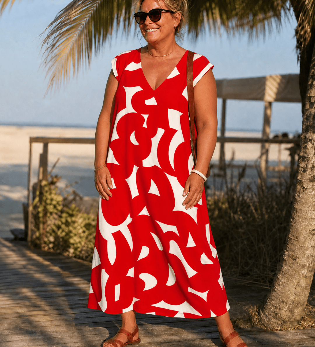 Anna | Robe midi fluide