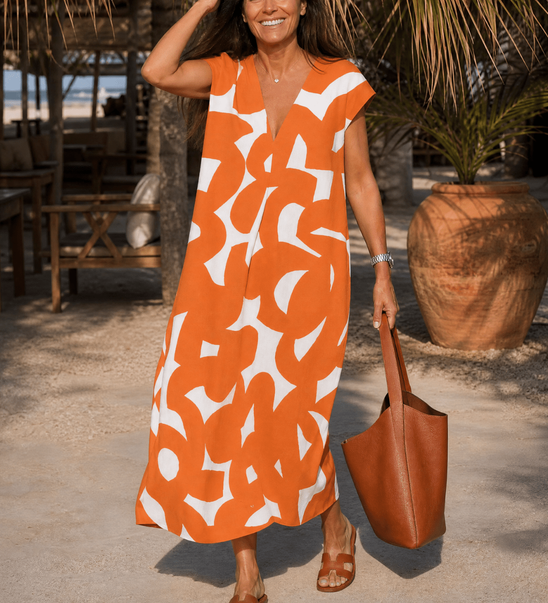 Anna | Robe midi fluide